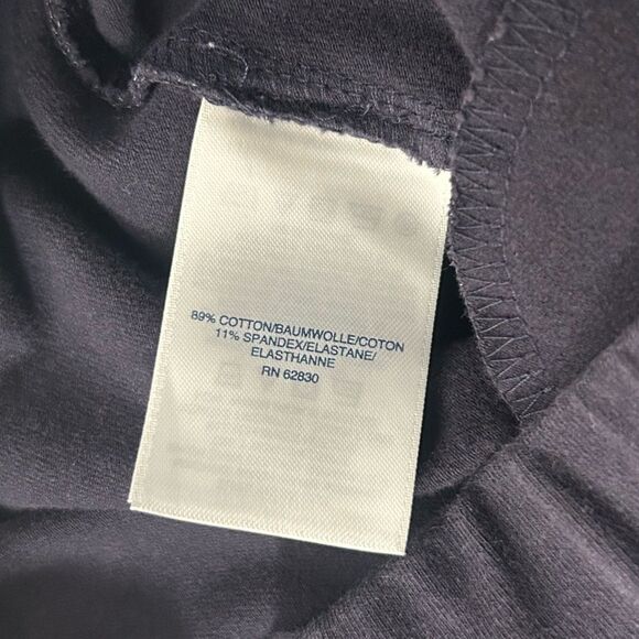 Lands’ End Women’s Starfish Pull-on Navy Blue Cropped Pants Size S 4-6 - Picture 11 of 14